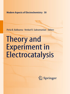 cover image of Theory and Experiment in Electrocatalysis